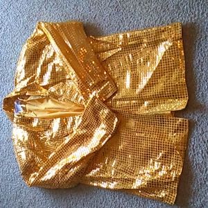 2/$60 Rainbow collection men's sequin blazer